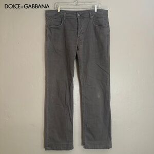 Dolce & Gabbana Gray Denim Jeans 38" waist 33" inseam Gently worn 100% cotton